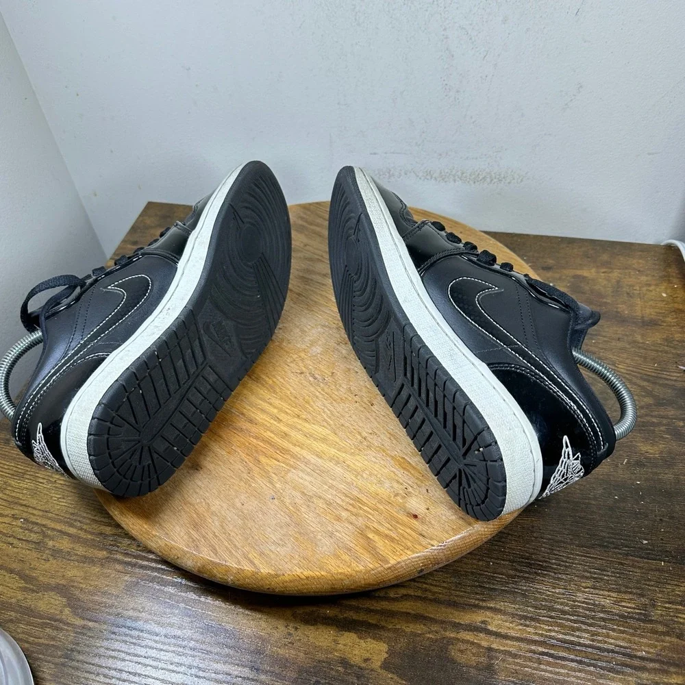 Air Jordan 1 Low All-Star 2021 Black White Patent Leather DD1650-001 Mens 7